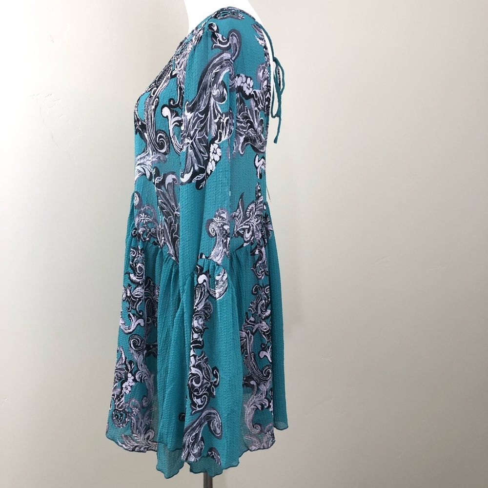 Free People Symphony Bell Sleeve Tunic Dress - Picture 5 of 8